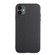 iPhone 11 Bead Texture Genuine Leather Protective Case  - Black