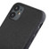 iPhone 11 Bead Texture Genuine Leather Protective Case  - Black