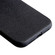 iPhone 11 Bead Texture Genuine Leather Protective Case  - Black