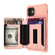 iPhone 11 Zipper Wallet Card Bag PU Back Case  - Rose Gold