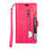 iPhone 11 Multifunctional Zipper Horizontal Flip Leather Case with Holder & Wallet & 9 Card Slots & Lanyard - Rose Red