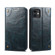 iPhone 11 Baroque Simple Horizontal Flip Leather Case, with Holder & Card Slots & Wallet - Blue