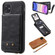 iPhone 11 Vertical Flip Shockproof Leather Protective Case with Short Rope, Support Card Slots & Bracket & Photo Holder & Wallet Function - Black