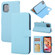 iPhone 11 Cross Texture Detachable Leather Phone Case  - Blue