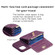 iPhone 11 Horizontal Metal Buckle Wallet Rhombic Leather Phone Case - Dark Purple