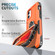 3 in 1 PC + TPU Phone Case with Ring Holder iPhone 11 - Orange