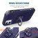 3 in 1 PC + TPU Phone Case with Ring Holder iPhone 11 - Navy Blue