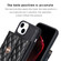 iPhone 14 Plus Horizontal Metal Buckle Wallet Rhombic Leather Phone Case - Black