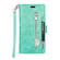 iPhone 11 Multifunctional Zipper Horizontal Flip Leather Case with Holder & Wallet & 9 Card Slots & Lanyard - Mint Green