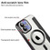 iPhone 11 MagSafe Magnetic RFID Anti-theft Leather Phone Case - Dark Purple