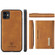 DG.MING M2 Series 3-Fold Multi Card Bag Back Cover Shockproof Case with Wallet & Holder Function iPhone 11 - Brown