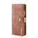 iPhone 11 DG.MING Crazy Horse Texture Flip Detachable Magnetic Leather Case with Holder & Card Slots & Wallet  - Brown