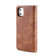 iPhone 11 DG.MING Crazy Horse Texture Flip Detachable Magnetic Leather Case with Holder & Card Slots & Wallet  - Brown