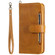 iPhone 11 Multifunctional Detachable Magnetic Horizontal Flip Leather Case with Card Slots & Holder & Wallet & Photo Frame - Brown