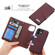 iPhone 11 Litchi Texture Magnetic Detachable Wallet Leather Phone Case  - Purple