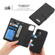 iPhone 11 Litchi Texture Magnetic Detachable Wallet Leather Phone Case  - Black