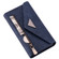 iPhone 11 Skin Feel Zipper Horizontal Flip Leather Case with Holder & Card Slots & Photo Frame & Lanyard & Long Rope - Blue
