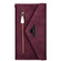 iPhone 11 Skin Feel Zipper Horizontal Flip Leather Case with Holder & Card Slots & Photo Frame & Lanyard & Long Rope - Wine Red
