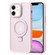 iPhone 11 Skin Feel MagSafe Magnetic Holder Phone Case - Pink