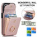 iPhone 11 Anti-theft RFID Card Slot Phone Case - Rose Gold