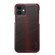 iPhone 11 Denior Oil Wax Cowhide Phone Case - Red