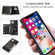 iPhone 11 Square Zipper Wallet Bag TPU+PU Back Cover Case with Holder & Card Slots & Wallet & Cross-body Strap  - Black