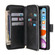 iPhone 11 Zipper Wallet Bag Horizontal Flip PU Leather Case with Holder & 9 Card Slots & Wallet & Lanyard & Photo Frame - Black