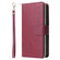 iPhone 11 Zipper Wallet Bag Horizontal Flip PU Leather Case with Holder & 9 Card Slots & Wallet & Lanyard & Photo Frame - Wine Red