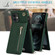 iPhone 11 Cross-body Zipper Square TPU+PU Back Cover Case with Holder & Card Slots & Wallet & Strap  - Green