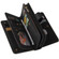 Skin Feel PU + TPU Horizontal Flip Leather Case with Holder & 15 Cards Slot & Wallet & Zipper Pocket & Lanyard iPhone 11 - Black