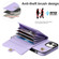 iPhone 11 RFID Card Slot Phone Case with Long Lanyard - Purple