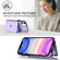iPhone 11 RFID Card Slot Phone Case with Long Lanyard - Purple