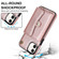 iPhone 11 RFID Card Slot Phone Case with Long Lanyard - Rose Gold