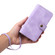 iPhone 11 Multifunctional Card Slot Zipper Wallet Flip Leather Phone Case - Purple