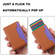 iPhone 11 RFID Anti-theft Detachable Card Bag Leather Phone Case - Brown