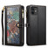 iPhone 11 ESEBLE Star Series Lanyard Zipper Wallet RFID Leather Case - Black