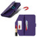 iPhone 11 Cross Texture Lanyard Leather Phone Case - Purple