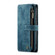 iPhone 11 CaseMe-C30 PU + TPU Multifunctional Horizontal Flip Leather Case with Holder & Card Slot & Wallet & Zipper Pocket  - Blue