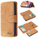 iPhone 11 Detachable Frosted Magnetic Horizontal Flip Leather Case with Card Slots & Holder & Zipper Wallet & Photo Frame  - Brown