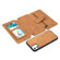 iPhone 11 Detachable Frosted Magnetic Horizontal Flip Leather Case with Card Slots & Holder & Zipper Wallet & Photo Frame  - Brown