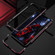iPhone 11 Aurora Series Lens Protector + Metal Frame Protective Case  - Red