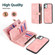 iPhone 11 Zipper Wallet Detachable MagSafe Leather Phone Case - Pink