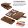 iPhone 11 Retro Multifunctional Horizontal Flip PU Leather Case with Card Slot & Holder & Wallet & Photo Frame - Brown