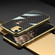 iPhone 11 Carbon Brazed Stainless Steel Ultra Thin Protective Phone Case  - Gold