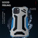 iPhone 11 R-JUST Shockproof Dustproof Armor Metal Protective Case - Black