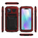 iPhone 11 Shockproof Waterproof Dust-proof Metal + Silicone Protective Case with Holder - Red