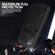iPhone 11 Shockproof Waterproof Dust-proof Metal + Silicone Protective Case with Holder - Black