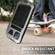 iPhone 11 Shockproof Waterproof Dust-proof Metal + Silicone Protective Case with Holder - Silver