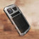 iPhone 11 Shockproof Waterproof Dust-proof Metal + Silicone Protective Case with Holder - Silver