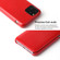 iPhone 11 Fierre Shann Business Magnetic Horizontal Flip Genuine Leather Case  - Red